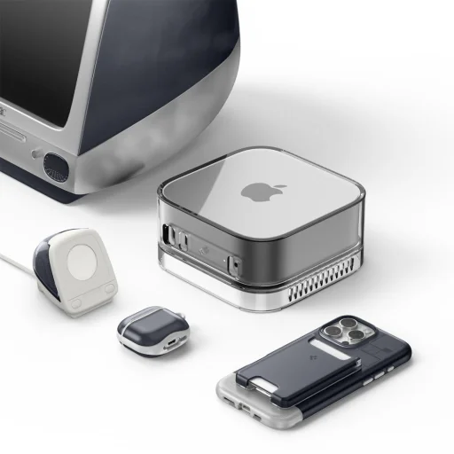 Spigen Classic C1 Apple Watch Töltő Állvány Grafit - 12