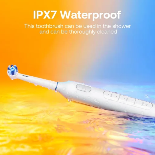  Bitvae - Elektromos fogkefe (BVR1) - 8 fejjel - Fehér - 5