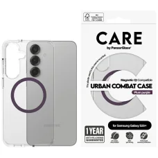 CARE by PanzerGlass Flagship Urban Combat Lila QI tok Samsung Galaxy S25+ készülékhez - Átlátszó