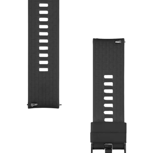 Tactical Gyorscsatlakozós Szilikon Szíj 22mm Fekete - 2