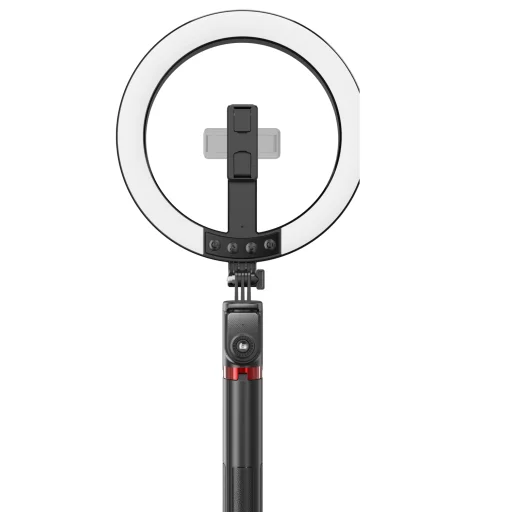 Blavec Selfie Körfényt lámpa Alumínium Aura LED RGB Körfény P50 25cm állvány + távirányító + 2,3 méter (RLP50-TRB23) fekete - 8