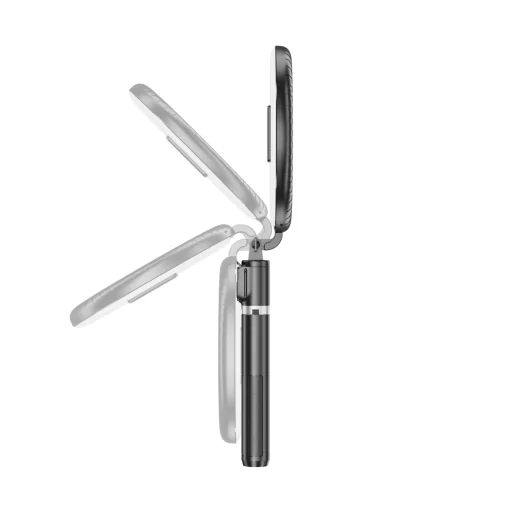 Blavec Selfie Ring lámpa Aura LED Ring P55 25cm állvány + távirányító + 2,3 méter (RLP55-TRB23) fekete - 7