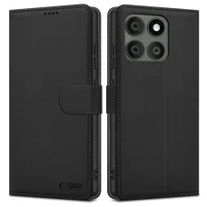 Tech-protect Wallet Motorola Edge 60 Pro fekete tok
