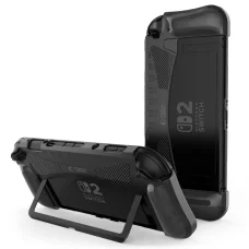 Tech-protect Tpucarbon Nintendo Switch 2 Fekete tok