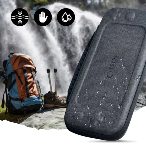 Tech-protect Hardpouch Nintendo Switch 2 Sötétszürke - 4