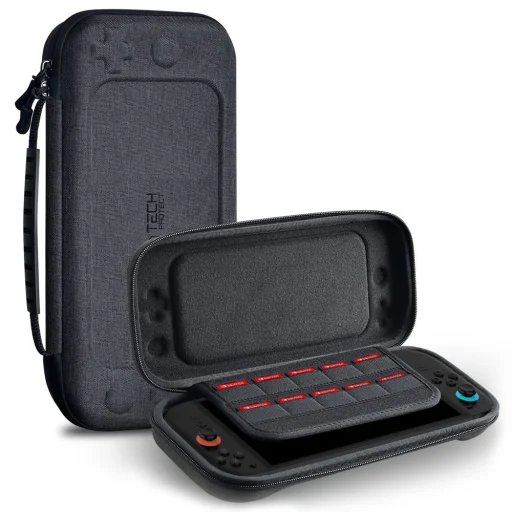 Tech-protect Hardpouch Nintendo Switch 2 Sötétszürke - 1