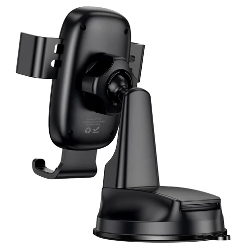 Borofone BH130 Follower autós telefontartó szélvédőre fekete - 6