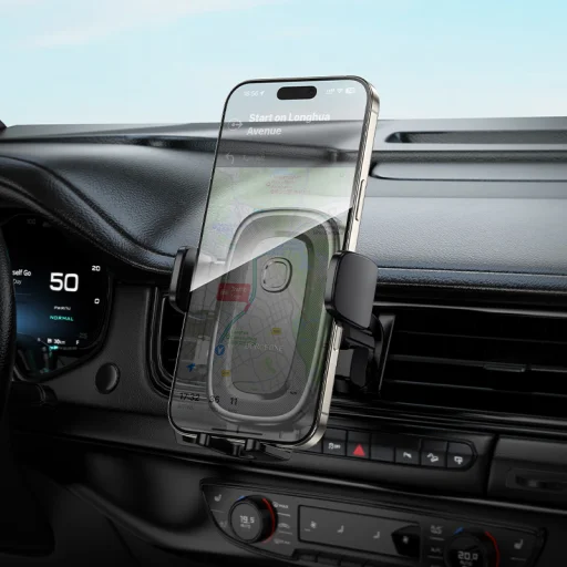 Borofone autós tartó BH131 Follower légbefúvóhoz fekete - 6