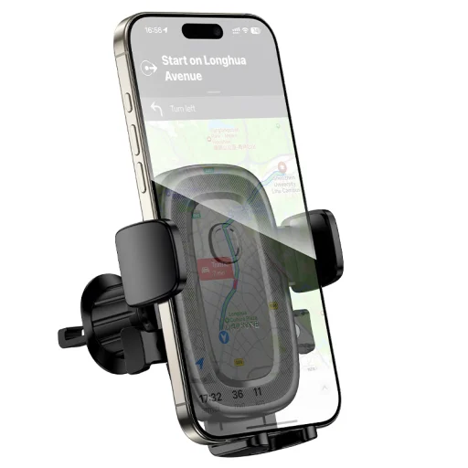 Borofone autós tartó BH131 Follower légbefúvóhoz fekete - 2