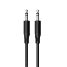 Borofone AUX Kábel BL26 Standard - jack 3,5mm - jack 3,5mm - 1 méter fekete