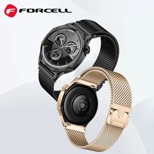 FORCELL F-DESIGN FS10 rozsdamentes acél óraszíj Samsung Watch 20 mm arany - 3
