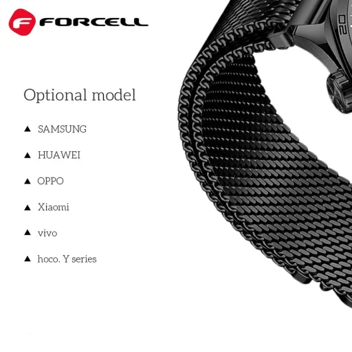FORCELL F-DESIGN FS10 rozsdamentes acél óraszíj Samsung Watch 20 mm arany - 6