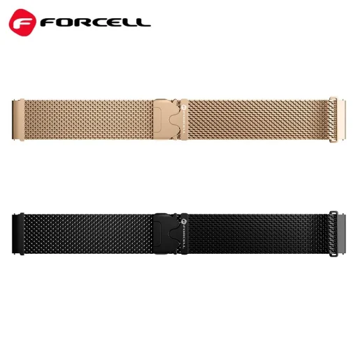 FORCELL F-DESIGN FS10 rozsdamentes acél óraszíj Samsung Watch 20 mm arany - 7