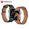 FORCELL F-DESIGN FA20 mágneses eco-bőr szíj APPLE Watch-hoz 42 / 44 / 45 / 49 mm fekete - 10
