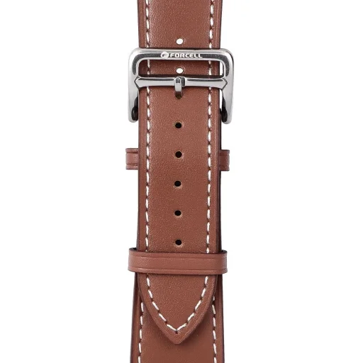 FORCELL F-DESIGN FA20 mágneses eco-bőr szíj APPLE Watch 42 / 44 / 45 / 49 mm barna - 9