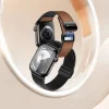 FORCELL F-DESIGN FA21 környezetbarát bőrszíj APPLE Watch 42 / 44 / 45 / 49 mm fekete thumbnail