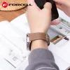FORCELL F-DESIGN FS21 eco bőrszíj SAMSUNG Watch-hoz 22 mm barna - 2
