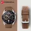FORCELL F-DESIGN FS21 eco bőrszíj SAMSUNG Watch-hoz 22 mm barna - 7