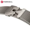 FORCELL F-DESIGN FA11 rozsdamentes acél szíj APPLE Watch 38 / 40 / 41 mm ezüst thumbnail