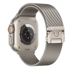 FORCELL F-DESIGN FA11 rozsdamentes acél szíj APPLE Watch 38 / 40 / 41 mm ezüst