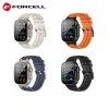 FORCELL F-DESIGN FA06 szilikon szíj Apple Watch 42 / 44 / 45 / 49 mm narancs - 7