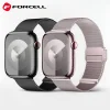 FORCELL F-DESIGN FA14 mágneses rozsdamentes acél szíj Apple Watch 38 / 40 / 41 mm fekete - 3