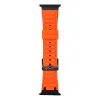 FORCELL F-DESIGN FA06 szilikon szíj Apple Watch 42 / 44 / 45 / 49 mm narancs - 6