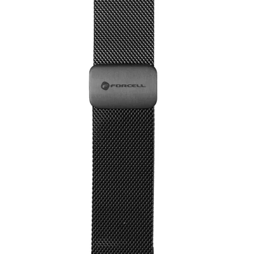 FORCELL F-DESIGN FA14 mágneses rozsdamentes acél szíj Apple Watch 38 / 40 / 41 mm fekete - 6