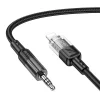 HOCO kábel AUX Audio Jack 3,5 mm - Lightning 8-pin UPA27 1,2 m fekete thumbnail