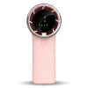  Techsuit - Prémium Mini Kézi Ventilátor (A8) - LED Digitális Kijelzővel, USB-C Tölthető, 5 Szélsebesség, 3600mAh - Rózsaszín thumbnail