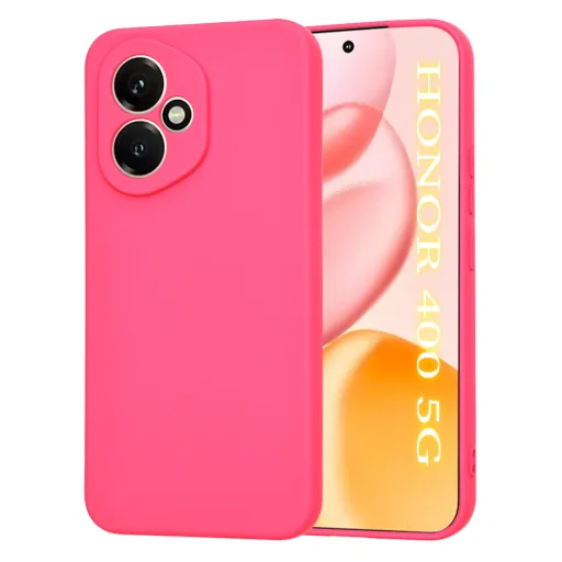 Techsuit - SoftFlex - Honor 400 - Forró Rózsaszín tok - 1