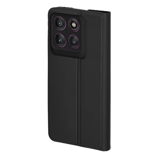  Techsuit - Magskin Könyv Tok - Motorola Edge 60 Pro - Fekete tok - 5