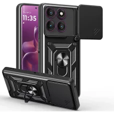  Techsuit - CamShield Sorozat - Motorola Edge 60 Pro - Fekete tok