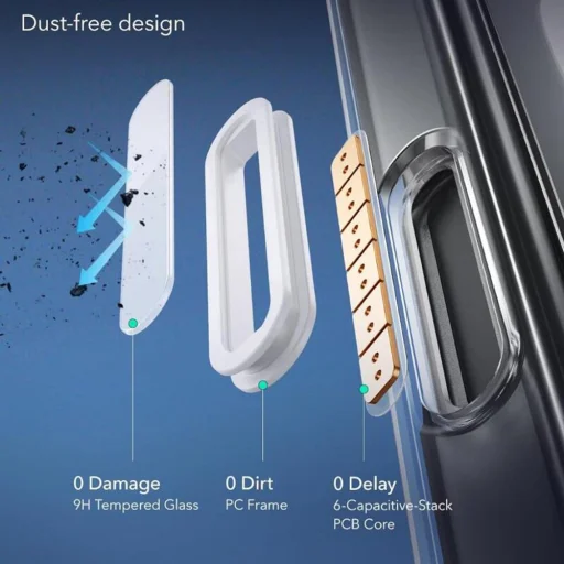  iPhone 16 Plus Átlátszó ESR Klasszikus Hibrid HaloLock tok - 3