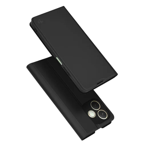  Techsuit - Magskin Könyv - Oppo A5 Pro 4G / A5 Pro 5G - Fekete tok - 1