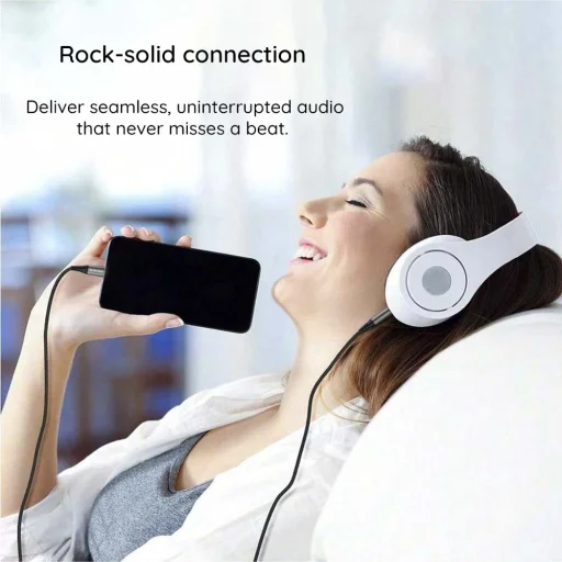 Techsuit - Prémium Kábel Adapter NexaSound (AC17) - Lightning-ról 3,5 mm-es Jack-re, Nylon Fonott + Alumínium Ötvözet, 1m - Szürke - 3