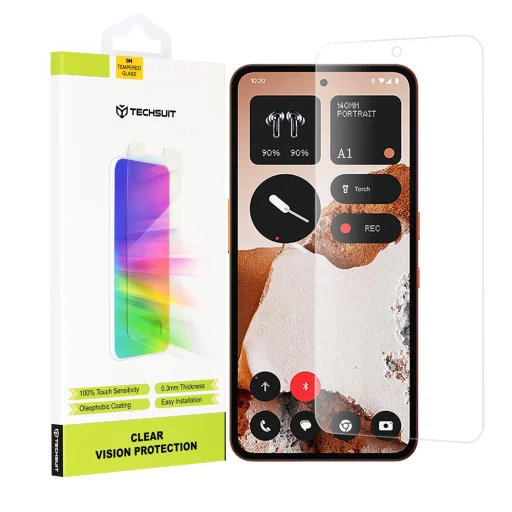  Techsuit - Tiszta Látás Üveg - Semmi CMF Phone 2 Pro - Átlátszó üvegfólia - 1