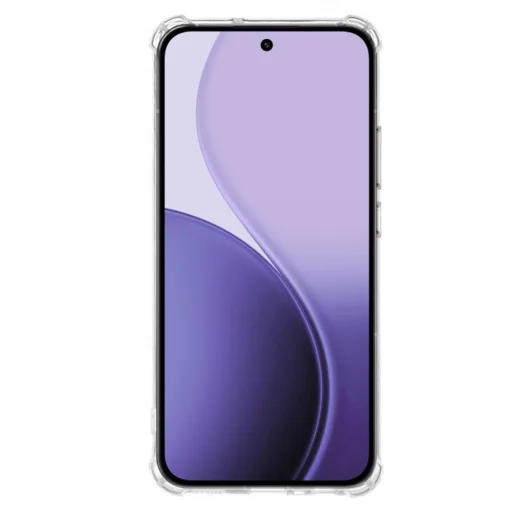  Techsuit - Ütésálló Átlátszó Szilikon - Oppo Reno14 - Átlátszó tok - 2