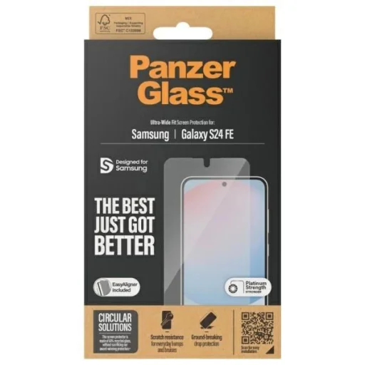 PanzerGlass Ultra-Wide Fit Üvegfólia Samsung Galaxy S23 FE - Átlátszó - 4