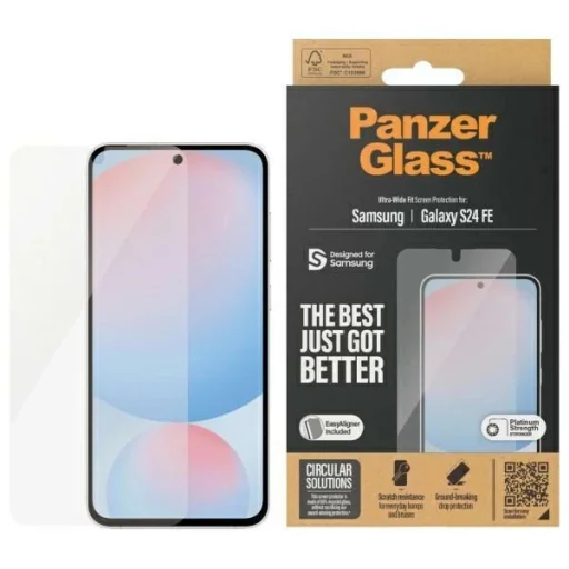 PanzerGlass Ultra-Wide Fit Üvegfólia Samsung Galaxy S23 FE - Átlátszó - 1