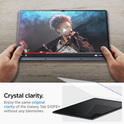 Spigen Glas.tr Slim Samsung Galaxy Tab S10 FE+ Plus 13.1 X620 / X626B üvegfólia áttetsző - 8