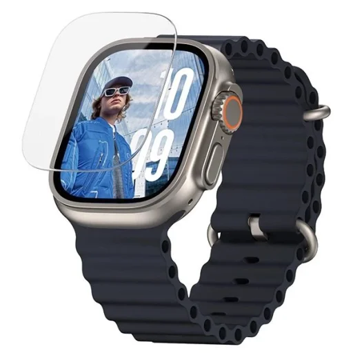 PanzerGlass Ultra-Wide Fit Ultra képernyővédő edzett üveg Apple Watch Ultra 2 - Átlátszó üvegfólia - 2