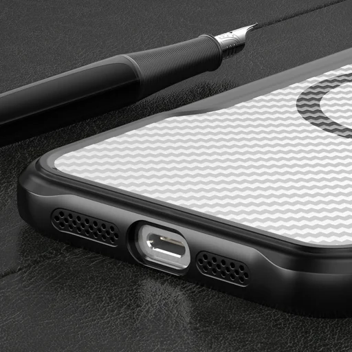 Defender Carbon Mag tok iPhone 12 6,1" fekete - 7