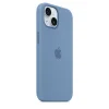 MT0Y3ZM/A Apple Silicone Magsafe Cover for iPhone 15 Winter Blue thumbnail