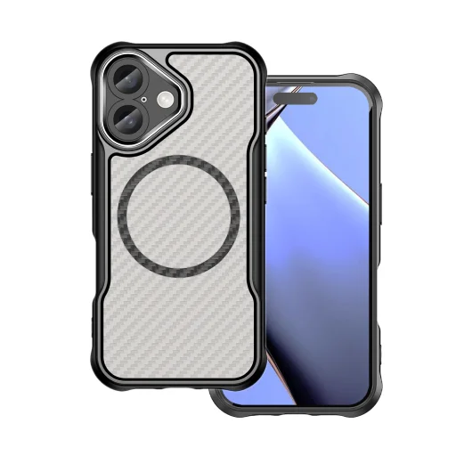 Defender Carbon Mag tok iPhone 16 Plus 6,7" fekete - 1