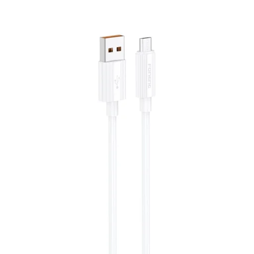 FONENG kábel XS07 Micro USB 2.1A 1M Fehér - 2