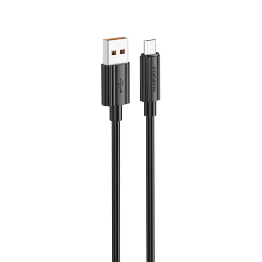 FONENG kábel XS07 Micro USB 2.1A 1M Fekete - 2