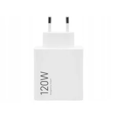 XIAOMI eredeti töltő USB A QC3.0 3A 120W MDY-14-EE + adatkábel USB A-ról Type C-re 6A 1m fehér ömlesztett