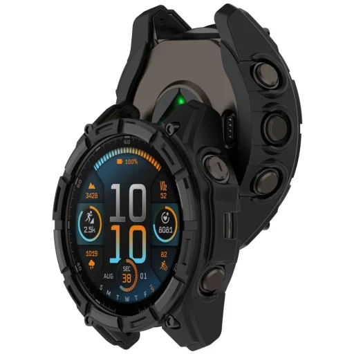 Tech-protect Defense Air Garmin Fenix 8 51mm Fekete tok - 2
