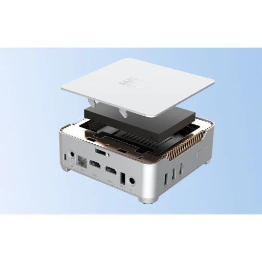  MINI PC AceMagic GK3 PLUS, Intel N97 16GB RAM + 512GB szürke - 11